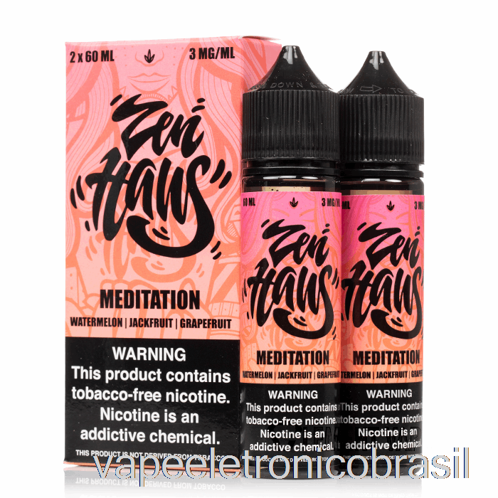 Vape Recarregável Meditação - Zen Haus - 120ml 3mg